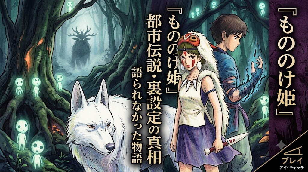 もののけ姫 都市伝説・裏設定の