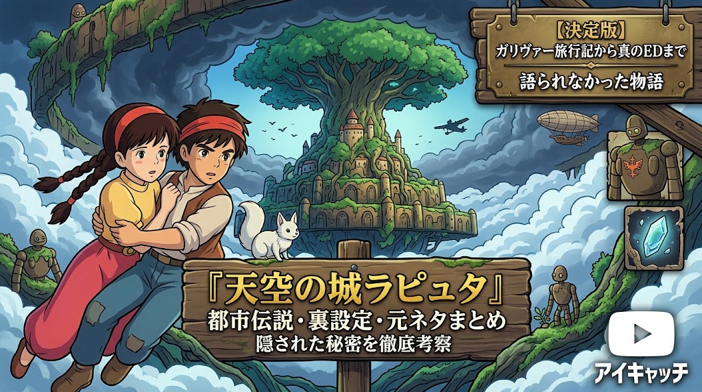 天空の城ラピュタの都市伝説・裏設定まとめ