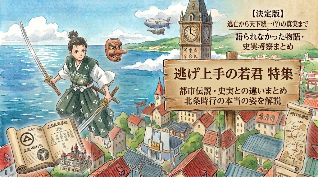 逃げ上手の若君の都市伝説・史実との違いまとめ
