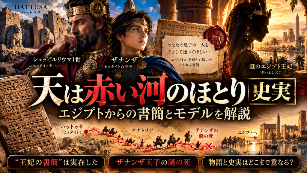 天は赤い河のほとり 史実｜エジプトからの書簡とモデルを解説