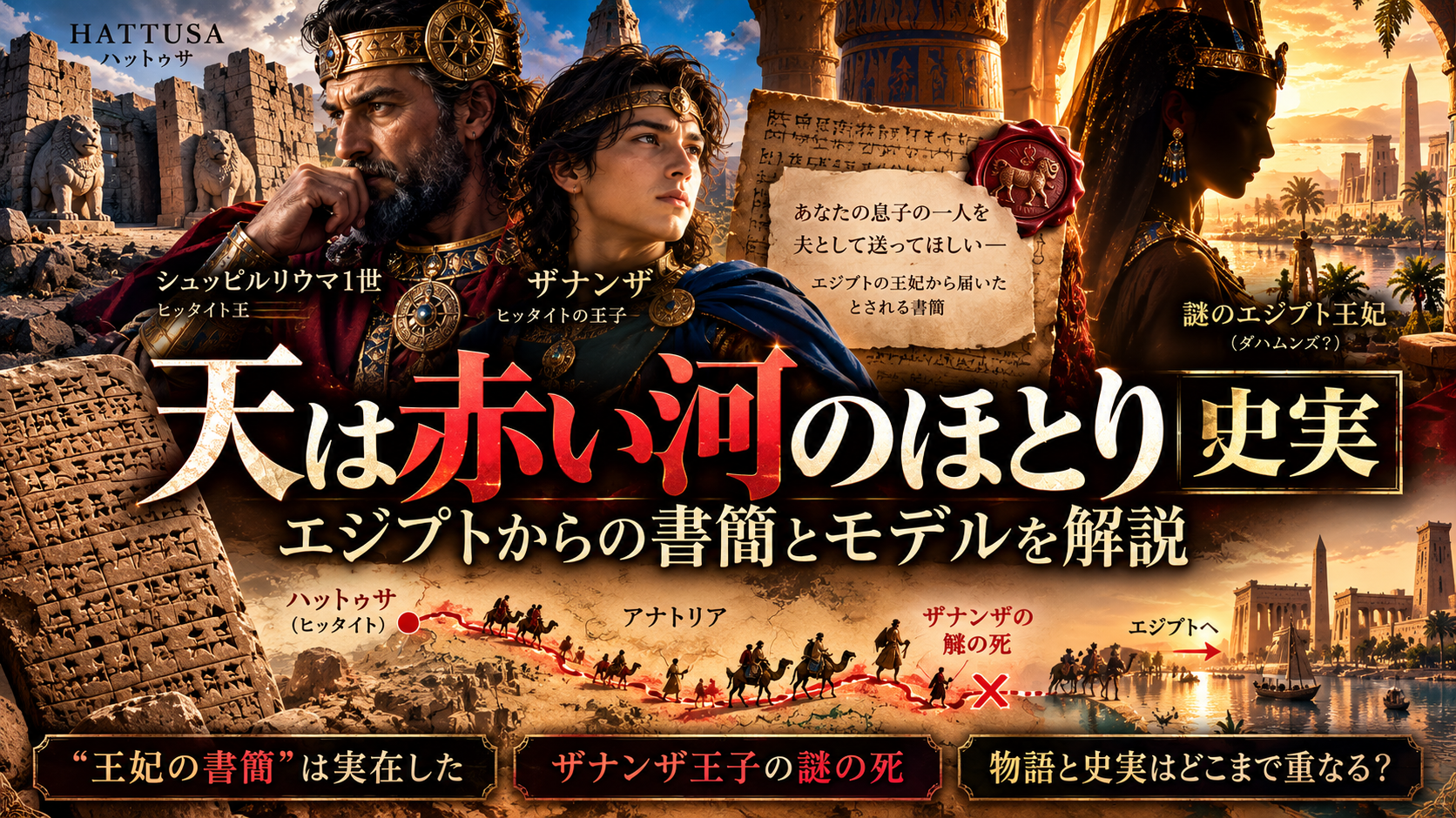 天は赤い河のほとり 史実｜エジプトからの書簡とモデルを解説